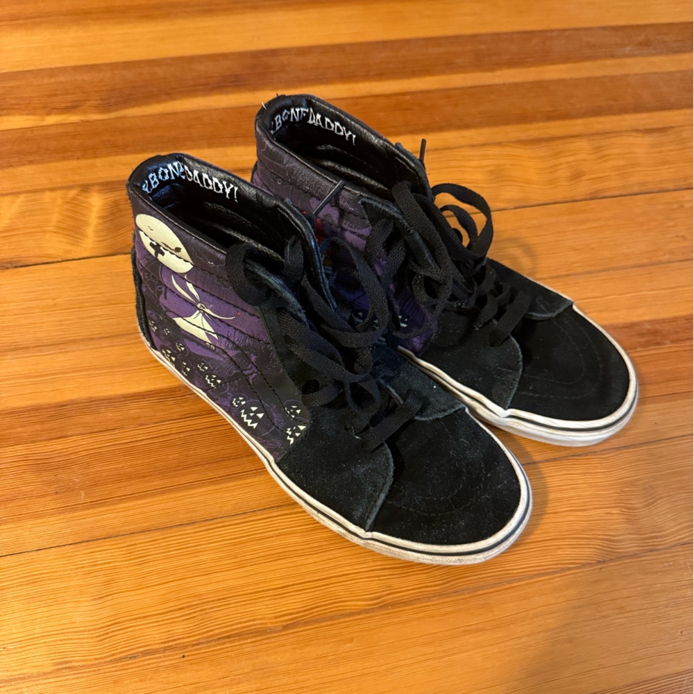 Glow in the dark Nightmare Before Christmas Vans
